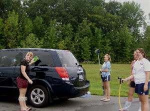 Ruby & Quiri car wash photo Gloversville High School